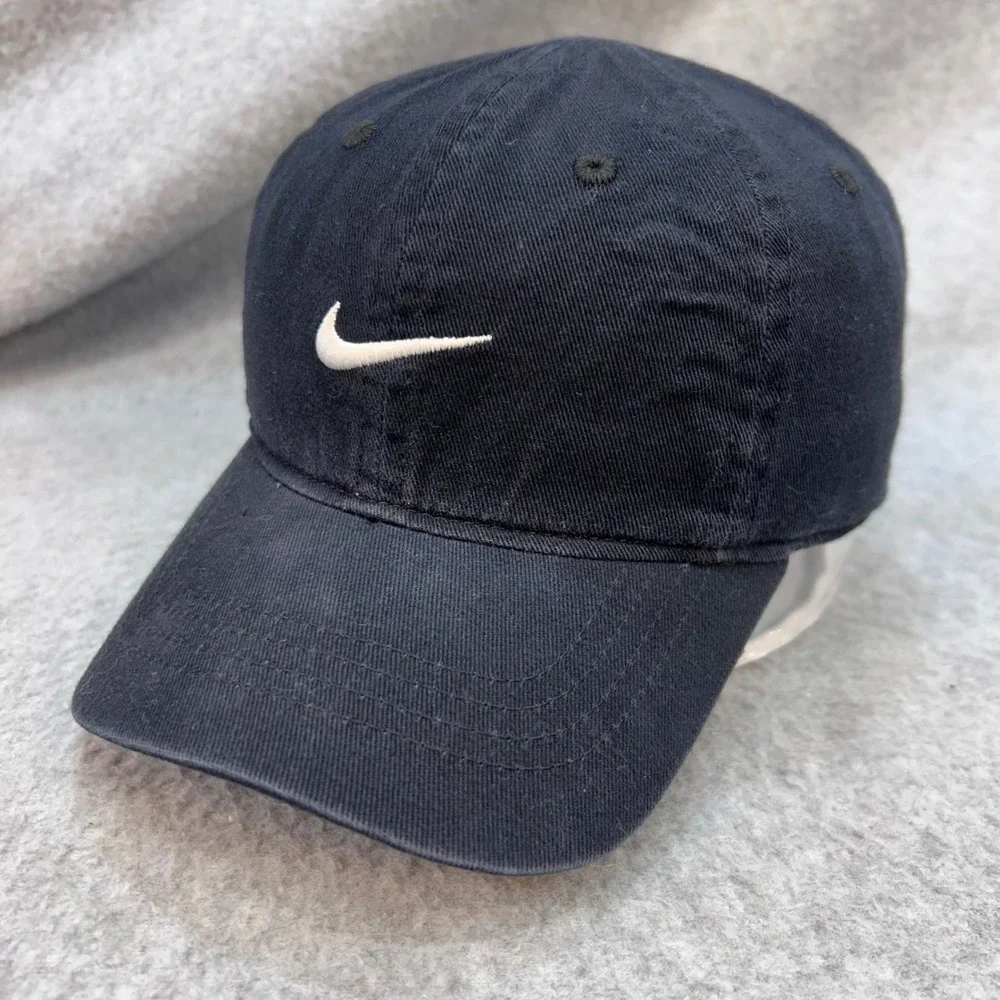 Nike Swoosh Infant Black Hat Adjustable Baseball Cap Infant